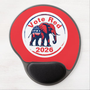 Vote Red 2026 Gel Mouse Pad