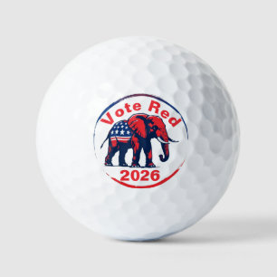 Vote Red 2026 Golf Balls