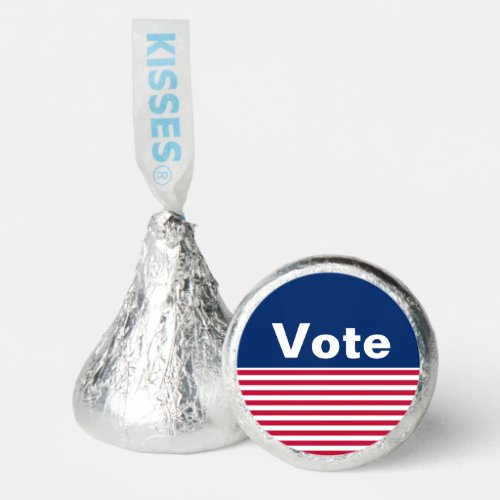 Vote Red White and Blue Patriotic Hersheys Kisses