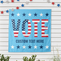 Vote Red White and Blue US Election