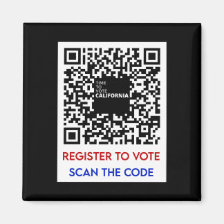 Vote - Register To Vote Ca Magnet