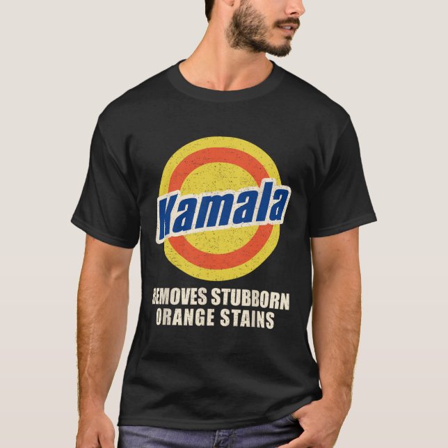 Vote Remove Stubborn Orange Stains Harris Funny Vo T-Shirt (Front)