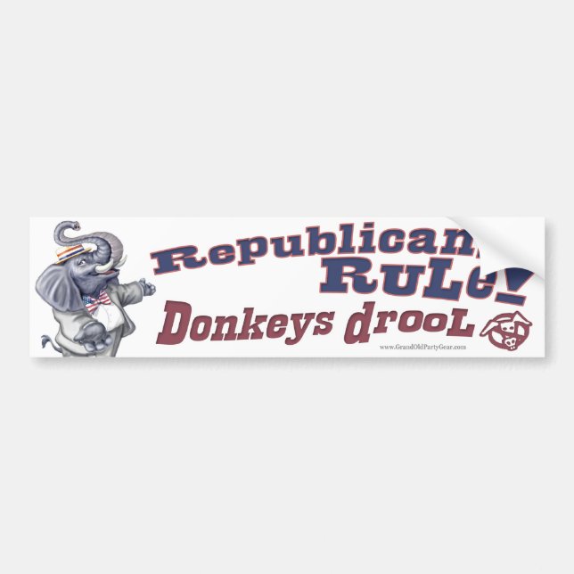 Vote Republican Bumper Sticker (Front)