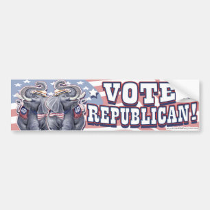 Vote Republican Bumper Sticker
