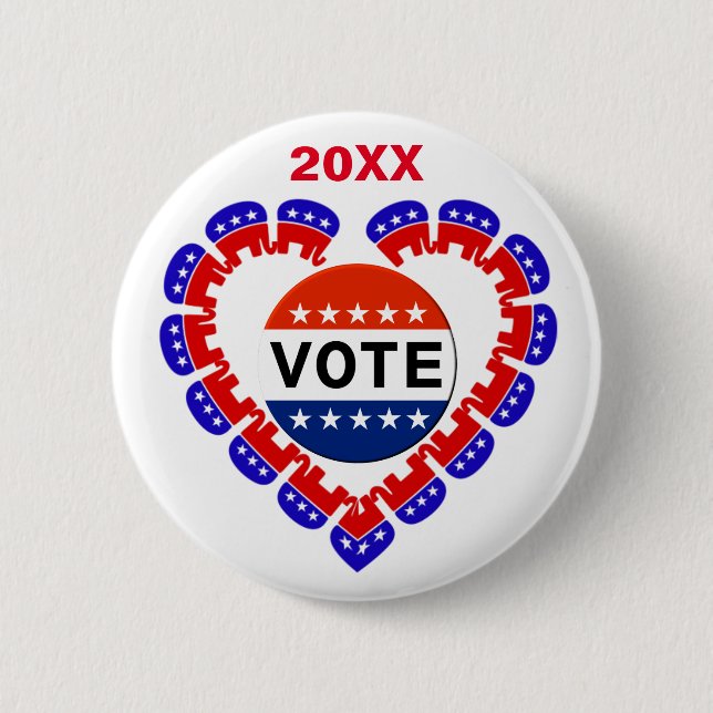 Vote Republican Button (Front)