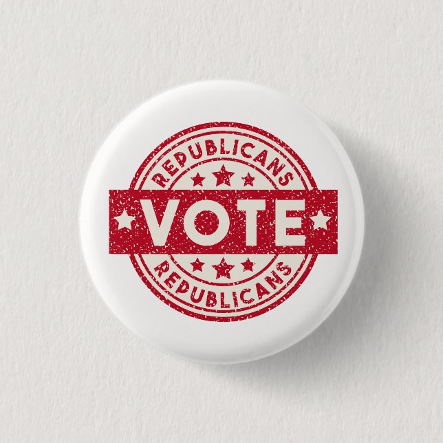 Vote Republican Button (Front)