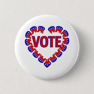 vote republican elephant button