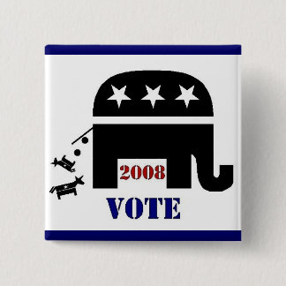 VOTE REPUBLICAN IN 2008 BUTTON