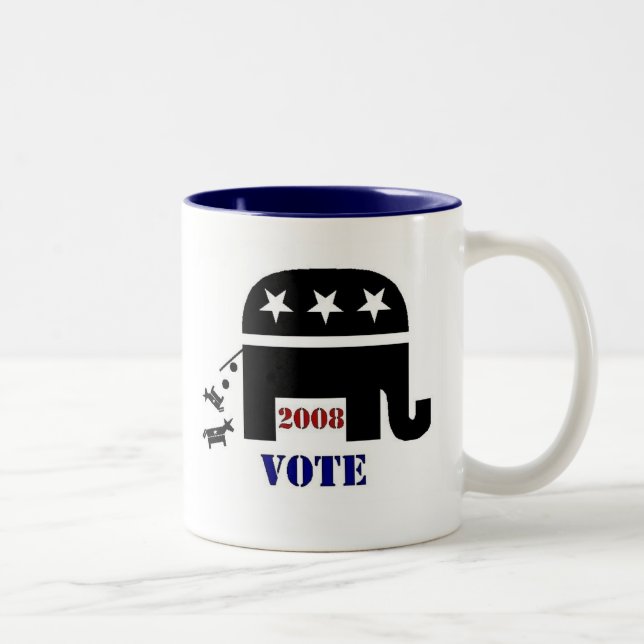 VOTE REPUBLICAN IN 2008 COFFEE MUG (Right)