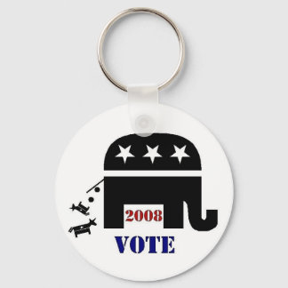 VOTE REPUBLICAN IN 2008 KEYCHAIN
