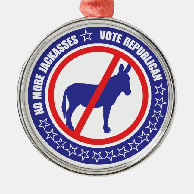 vote republican ornament (Front)