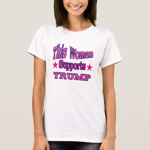 Vote Republican Party 2024 Funny Woman For Trump  T_Shirt