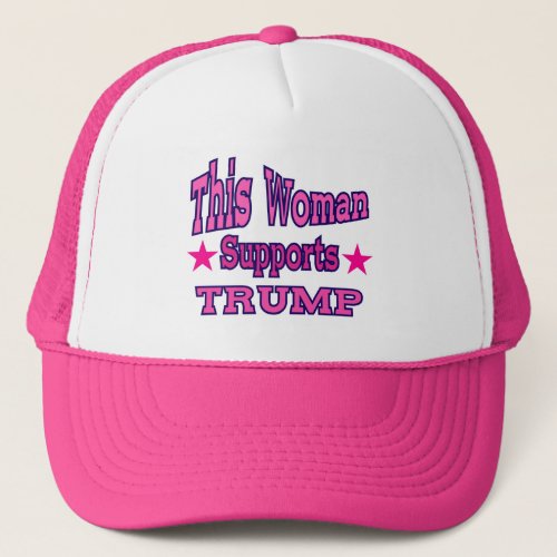 Vote Republican Party 2024 Funny Woman For Trump  Trucker Hat