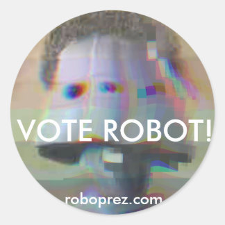 Vote Robot! - Chuck10.1 Sticker