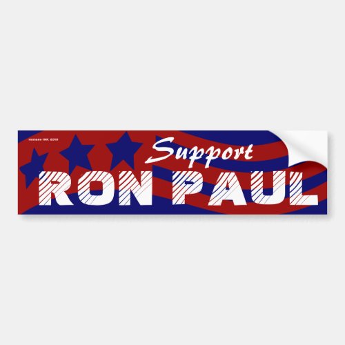 Vote Ron Paul for President 2012 Election Bumper Sticker
