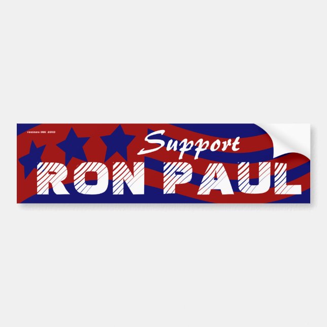 Vote Ron Paul for President 2012 Election Bumper Sticker (Front)