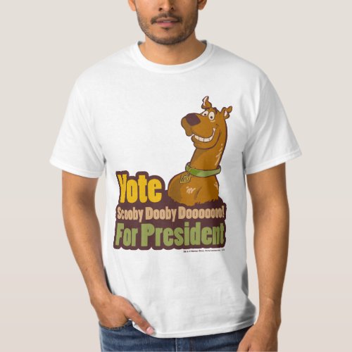Vote Scooby Dooby Doo for President T_Shirt