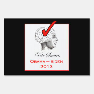 Vote Smart - Vote Obama Yard Sign
