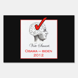 Vote Smart - Vote Obama Yard Sign
