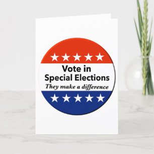 Vote Special Elections Card