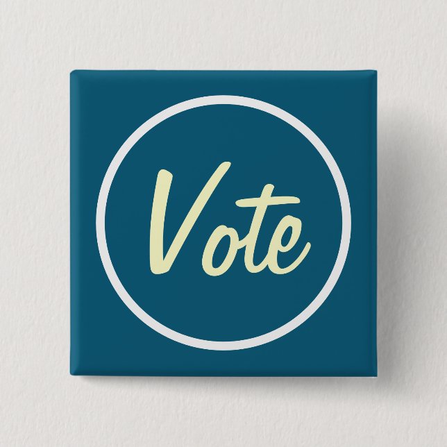 VOTE Square Button (Front)