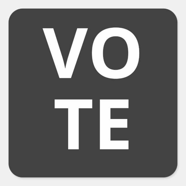 VOTE SQUARE STICKER (Front)