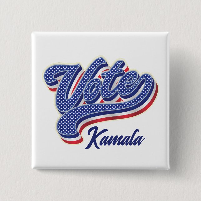 Vote Stars and Stripes - Election  Button (Front)