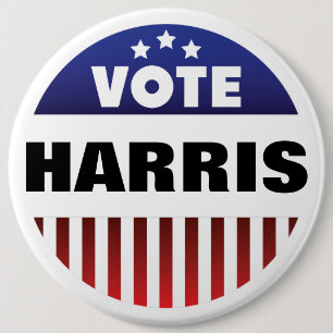 Vote Stars and Stripes Typography - Election Button