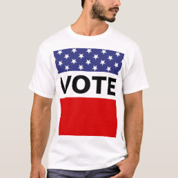 Vote Stars Red White Blue T-Shirt