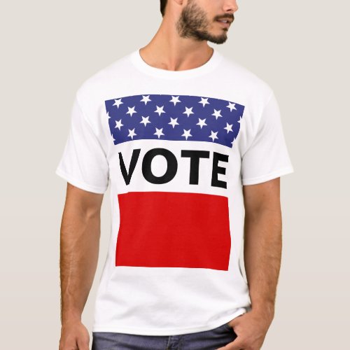 Vote Stars Red White Blue T_Shirt