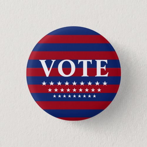 Vote Stars Stripes USA Button