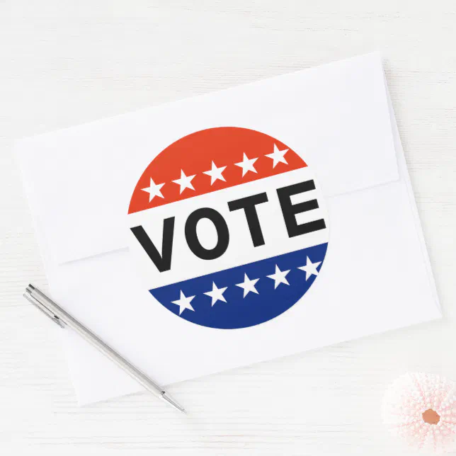 Vote Sticker | Zazzle