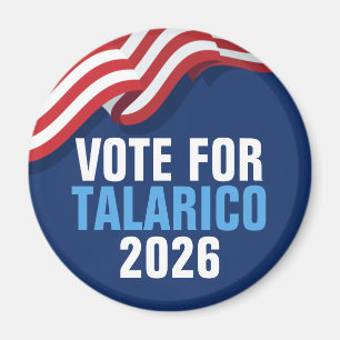 Vote Talarico for Senate American Flag Magnet