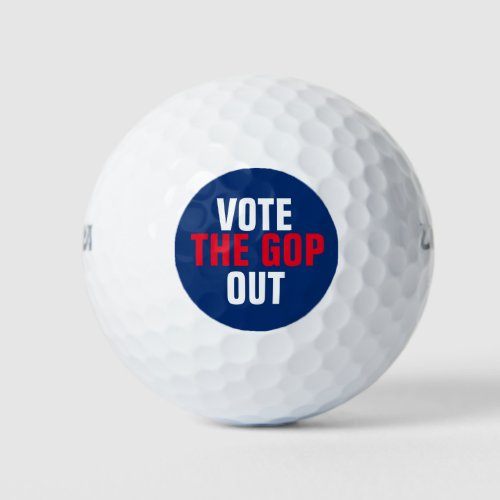 Vote the GOP Out 2020 Election Template Golf Balls