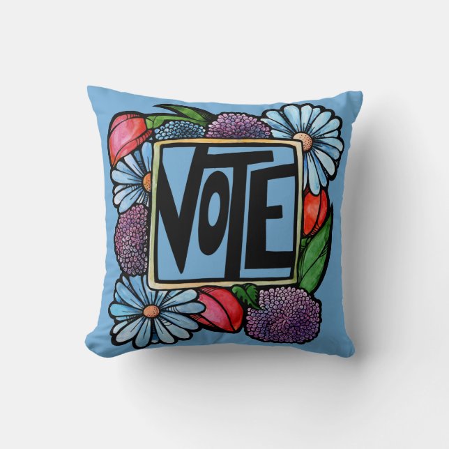 VOTE THROW PILLOW (Front)