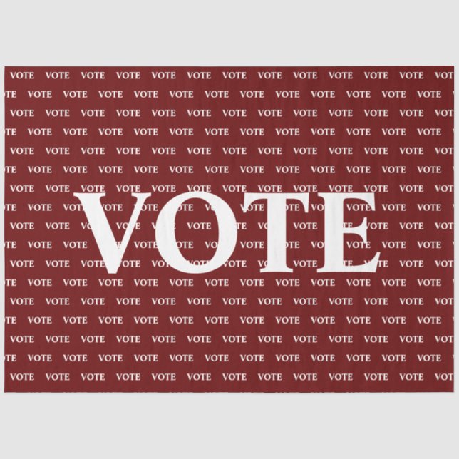 Vote Tissue Paper (Front)