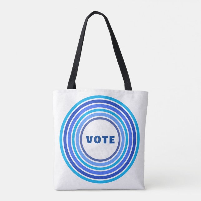 VOTE Tote MultiBlue (White) (Back)