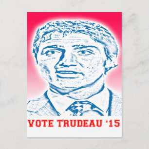 Vote Trudeau '15 Postcard
