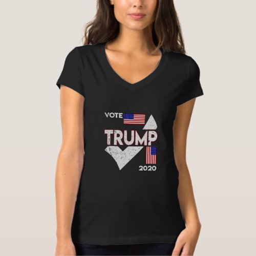 Vote Trump 2020 Presidential Election Slogan T_Shirt
