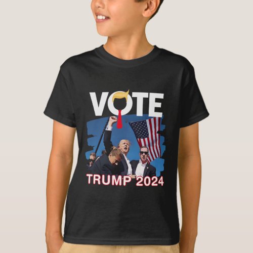 Vote Trump 2024 _ Fist Pump _ Never Surrender Figh T_Shirt