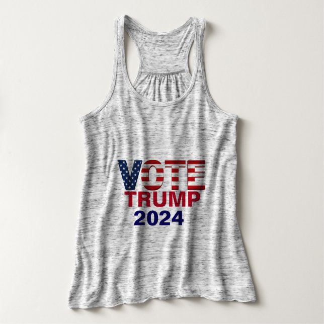 Vote TRUMP 2024   Plus Size Tank Tops (Design Front)