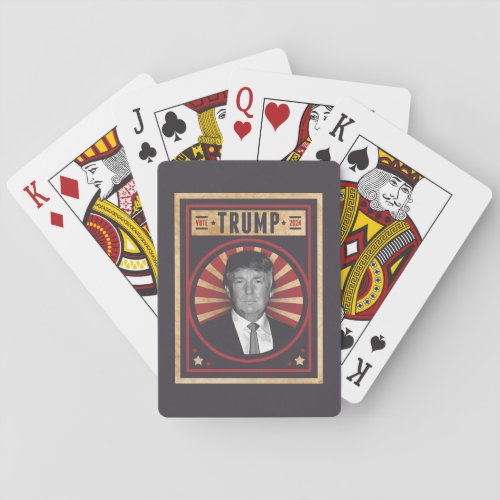 Vote Trump 2024 Poker Cards