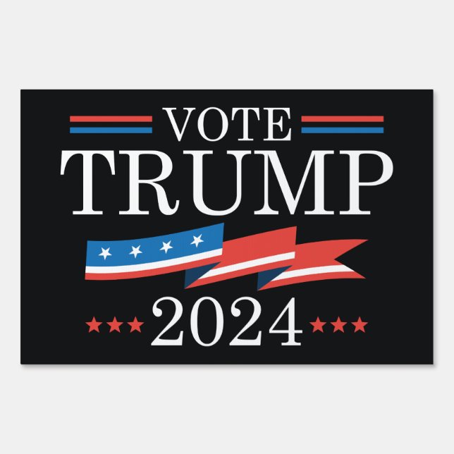 Vote Trump 2024 Sign (Front)