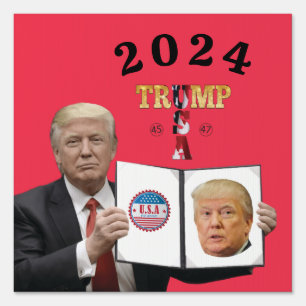Vote Trump 2024 Sign