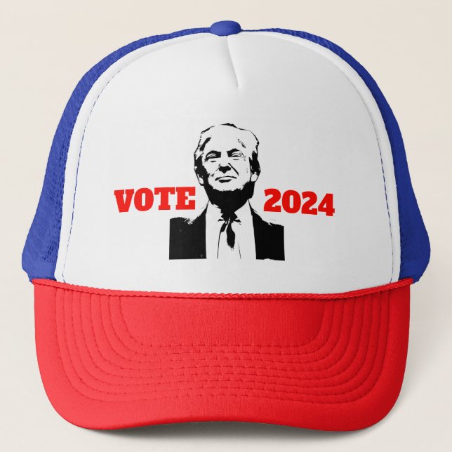 Vote Trump 2024 Trucker Hat (Front)