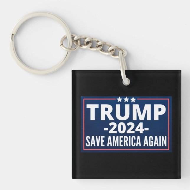 vote, trump 2024, trump2024, 2024, trump 2020 keychain (Front)