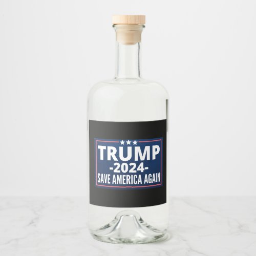 vote trump 2024 trump2024 2024 trump 2020 liquor bottle label