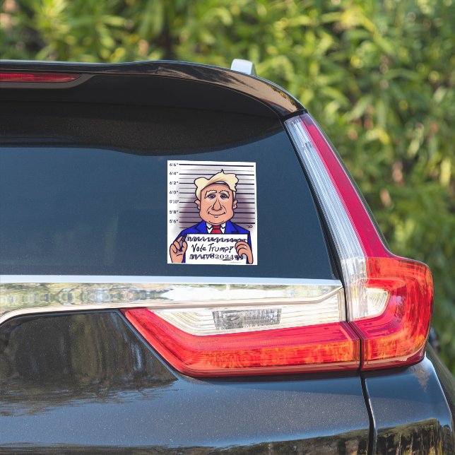 Vote Trump Custom Cut Sticker (Car Side)