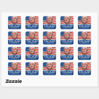 VOTE Trump For President 2024 Square Sticker
