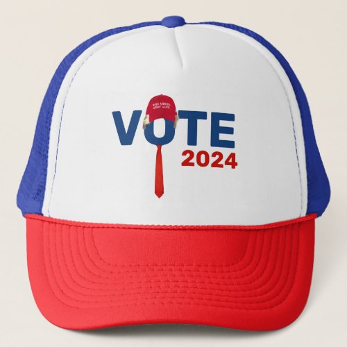 VOTE Trump MAGA Hat and Hair